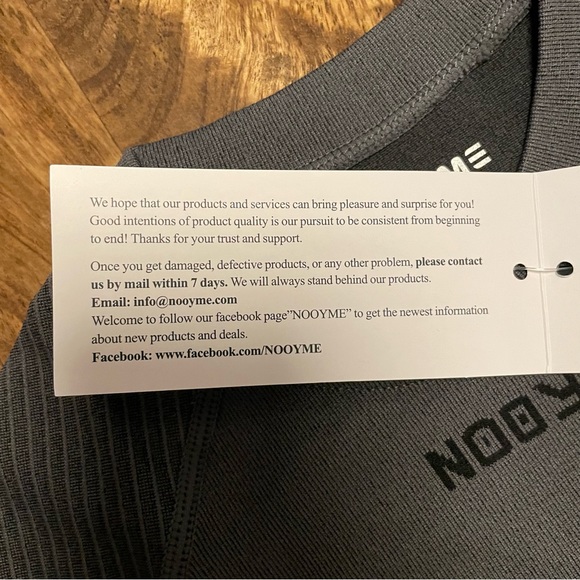 COPY - NWT NOOYME Compression Thermal Underwear for Women - Gray/Black - Picture 11 of 16